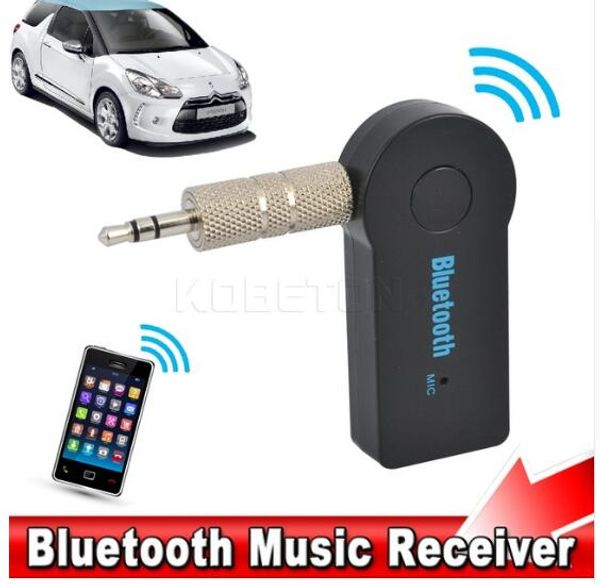 

bluetooth car kit 3.5mm aux audio jack car a2dp wireless bluetooth 4.2 music receiver adapter handscalling for phone