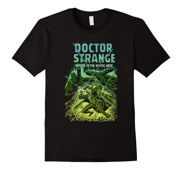 

funny t shirt men novelty t shirt doctor strange classic retro comic mystic art t-shirt o-neck oversize style tee shirts styles, White;black