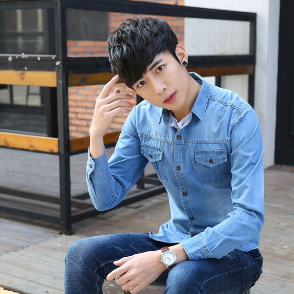 Großhandel HO 2019 Herren Jeanshemd Kultivieren Sie Ihre Eigene Moralität Persönlichkeit Trend Revers Denim Hemd Joker Cowboy Von Runlione, $35.91 Auf Großhandel HO 2019 Herren Jeanshemd Kultivieren Sie Ihre Eigene Moralität Persönlichkeit Trend Revers Denim Hemd Joker Cowboy Von Runlione, $35.91 Auf