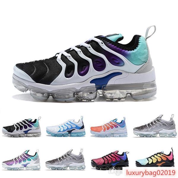 

2019 plus tn rainbow running shoes mens bumblebee be true grape triple black designer shoes womens sherbet team red black white sneakers