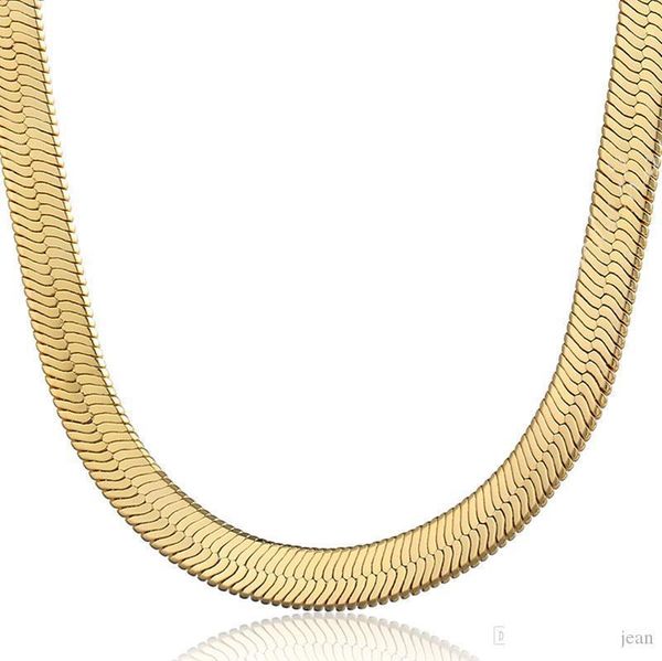 

classic figaro 18k yellow gold filled chain for men snack curb cuban chains heavy jewelry 11mm choker hip hop miami rope rapper hipping, Silver