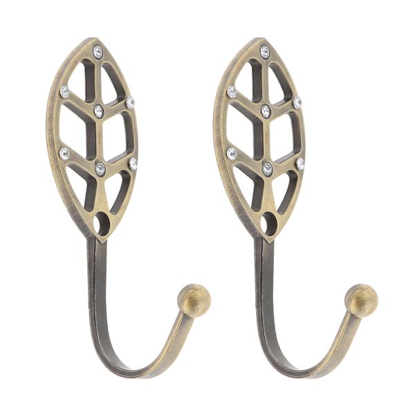 

2 pcs european-style design curtain holdbacks tieback hooks hanger