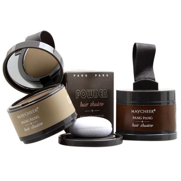 

style makeup hair line shadow powder with mirror & puff 4 colors waterproof extract easy to wear concealer highlighter