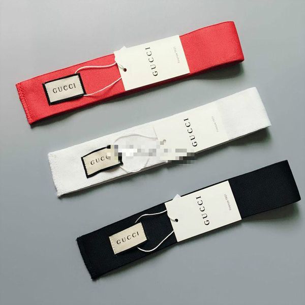 

fashion designer letter headband for men women sport hairband fabric headband for baseball with tag, Slivery;white