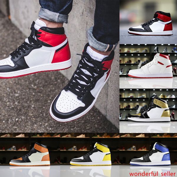 

1 og men basketball shoes blue-moon black toe yellow-ochre shadow trainers sport athletics sneakers shoes size 41-47