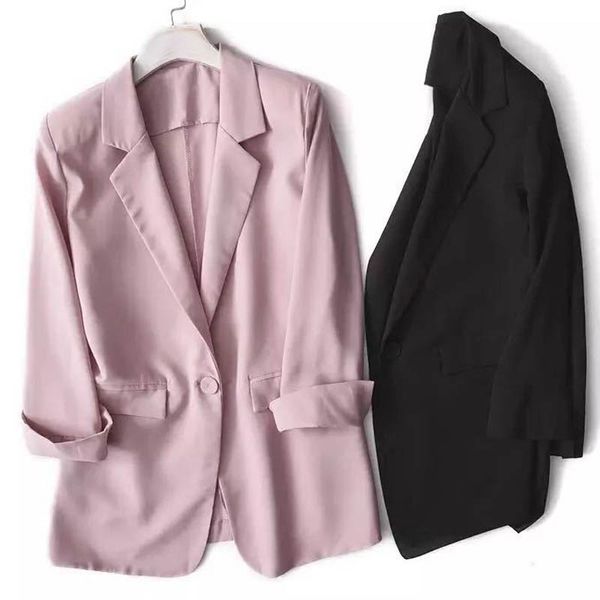 

autumn spring blazer women 4xl 5xl 6xl bust 122cm plus size blazer women 3 colors, White;black