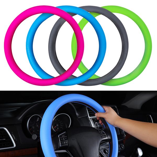 

silicone car steering wheel glove cover car accessories for kia seat lada etc