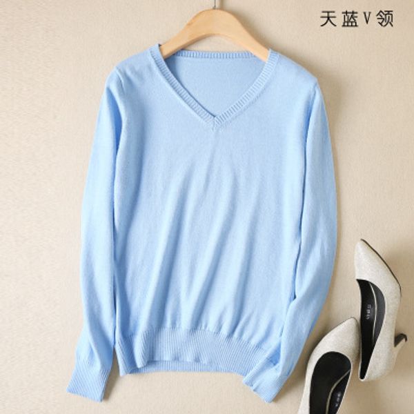 

cashmere sweaters and pullovers 2019 autumn winter bottoming v-neck pullover sweater women knitted pull femme hiver, White;black