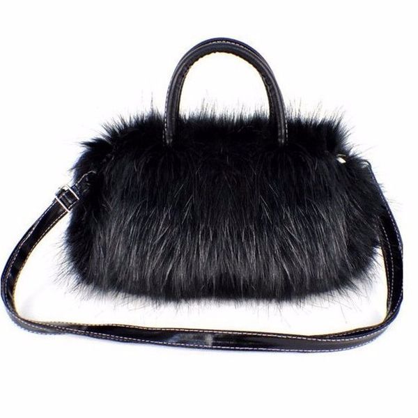 

handbags women bag designer faux rabbit fur brand female mini messenger bag winter ladies crossbody tote bags hangbag new
