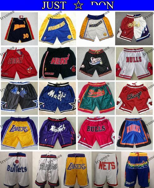 

just mens don shorts seattle lakeers lebron james curry wariors los bullls nugets angeles 76res bullets knivks basketball pants s-xxl, Black