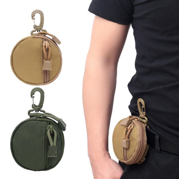 

2pcs mini molle gadget pouch earphone bags money wallet purse