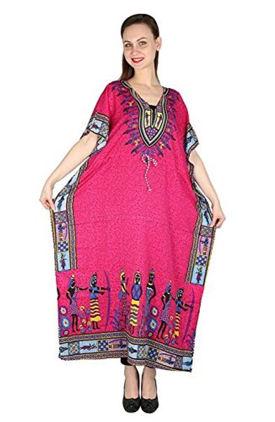 

winmaarc african dashiki kaftan boho hippe dress long length maxi caftan, Black;gray