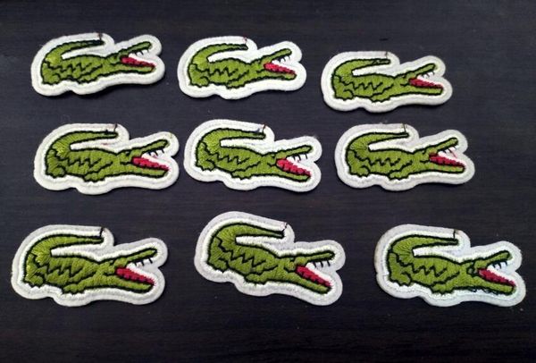 

New animal crocodile pattern embroidered patche for ewing bag clothing patche iron on ewing acce orie applique
