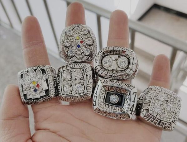

Fine whole ale 1974 75 78 79 2005 2008pitt burgh teeler football uper bowl champion hip ring men ring 5piece et