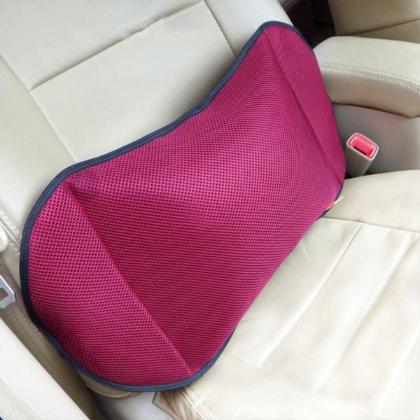

o shi car cushions lumbar support for car home office chair portable pillow with pump black removable mesh massage pillows