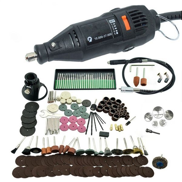 

5 speed adjustable mini electric grinder set micro drill cutting carving polishing machine(110v/220v us/eu plug)