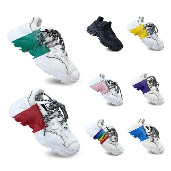

designer waterproof outdoor lightweight sneaker classic wild soles thick bottom men women fashion casual shoes jogging shoes, Black