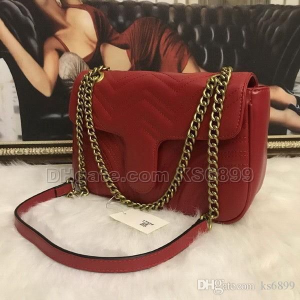 

new arrival marmont shoulder bags women chain crossbody bag handbags new designer purse female leather heart style message bag #1732706