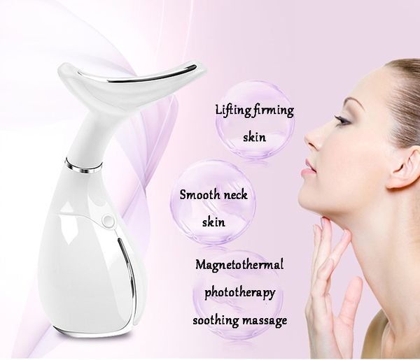 Smart Neck Massager Vibration Lifting Anti-Aging Schönheit Anti Falten Elektrische Physiotherapie Gerät Gesichts Straffen Hals Pflege Werkzeuge