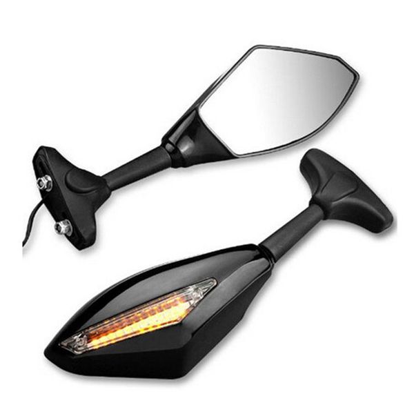 

led turn signal light backup mirror universal moto mirror motorcycle rear view motorbike side moto accessories