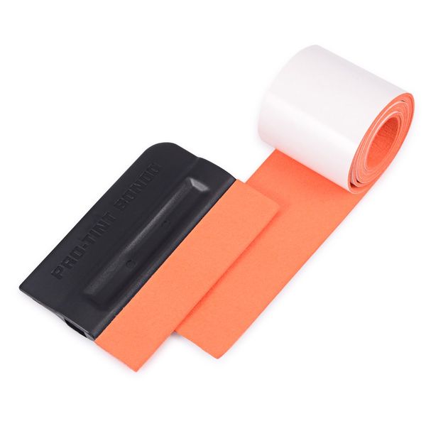 

ehdis 100cm suede felt cloth for all card squeegee vinyl car wrap window tint wrapping scraper replacement no scratch cloth edge