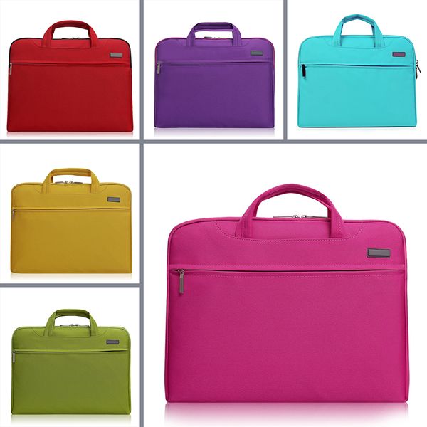 

lapbag case for 11/13/14 inches computer bag notebook sleeve handbag men nylon zipper business lapbriefcase women bags