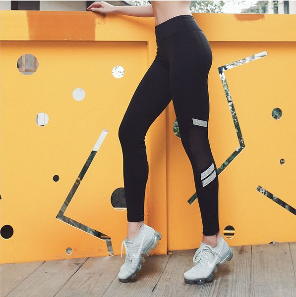 

women's sweat pants fashion skinny quick dry pants designer yoga stitching casual women fitness sportswear size s~l 2020 new, Black;white