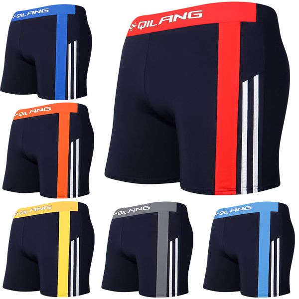 

new style fashion men's swimming trunks boxer plus-sized loose comfortable beach springs swimwear 196028