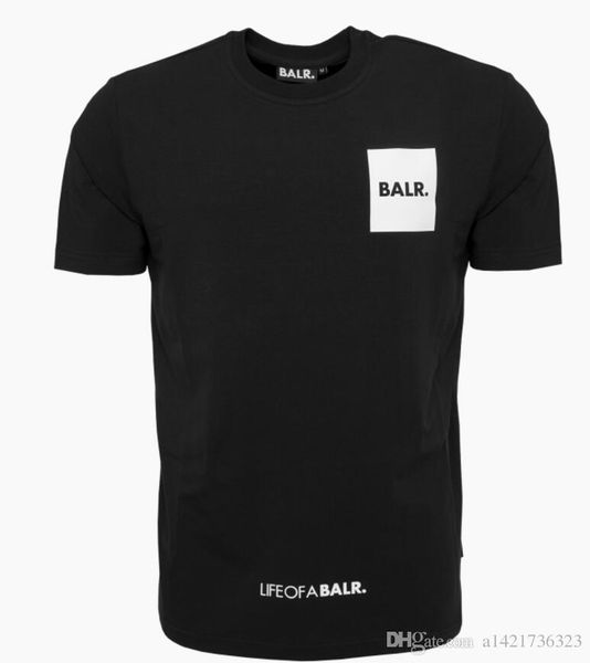 

balr t shirt лето loab флаг тенниску balred тенниска женщин мужчин harajuku 100% хлопка с коротким рукавом футболки хит-хоп одежды с круглым, White;black