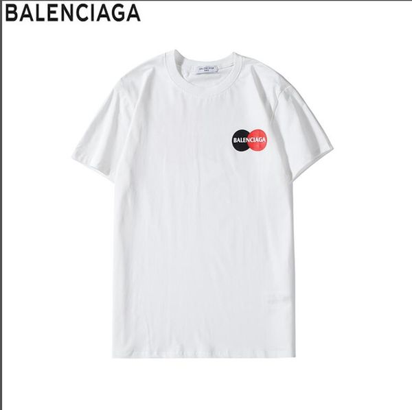 

2019 simple designers t-shirt men's brand shirt t-shirt fashion summer tide brand letter printing luxury men's shirt clothing---27, White