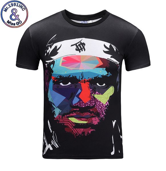 

мужская дизайнерская 3d цифровая печатная черная футболка star james art character avatar мужчины и женщины креативная футболка с коротким р, White;black