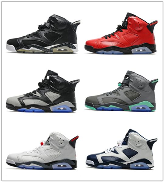

Nike Air Jordan Retro Shoes 6 карминные кроссовки для баскетбола Classic 6s UNC синий белый инфракрасный с низким содержанием хрома мужчины спорт синий красный ретро альтернатива