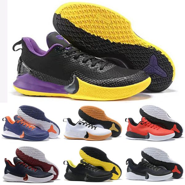 

2019 mens kobe mamba focus ep basketball shoes black white athletic designer sneakers fast delivery size 40-46