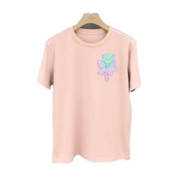 

20ss homme flower letter printed tee fashion breathable d men women t-shirt casual loose streetwear hip-hop t-shirt, White;black
