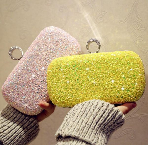 

2019 candy stone women elegant evening bags lady diamond banquet bag minaudiere female wedding party evening clutch bags