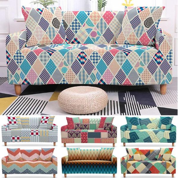 

geometric sofa cover cushions armchair covers elastic case on the corner sofa cover stretch