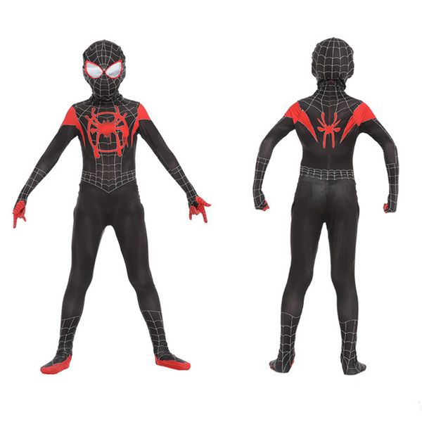 

kids spider man one piece + mask cosplay clothes for boys superhero cosplay costumes boys party costume kids halloween costume dhl ss82-1, Blue