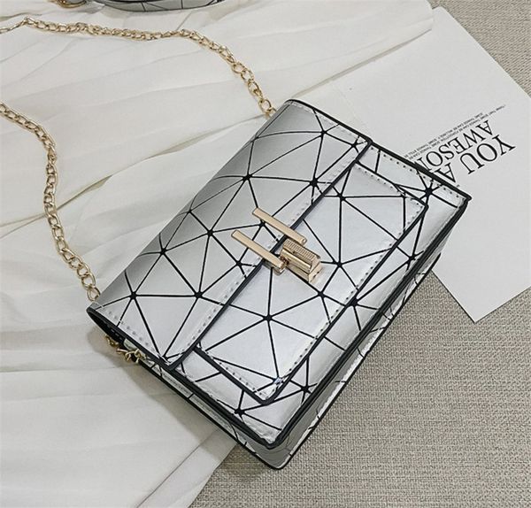 

designer luxury handbag women's shoulder bag winter new edition korean messenger bag handbag chain wild crack printed wild shoulder bag
