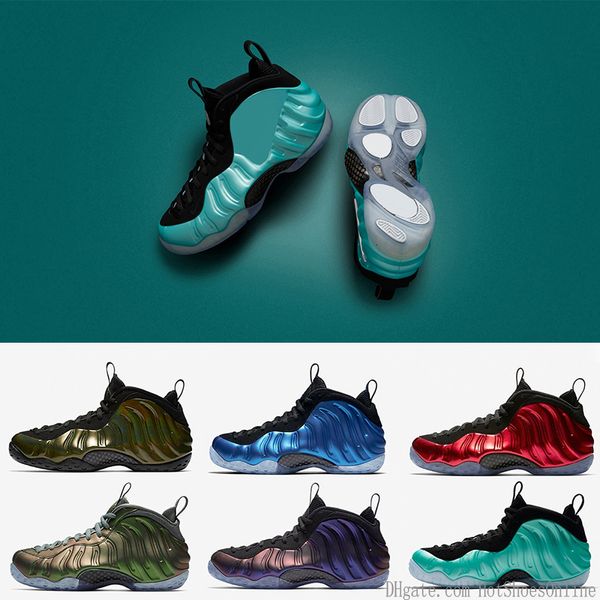 

wholesale basketball shoes penny hardaway mens sports shoe foam og royal eggplant metallic red mens trainers sneakers size 8-13