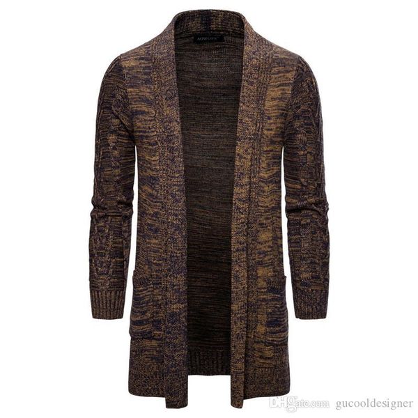 

вязаные свитера мода сплошной кардиган свитера повседневная v образным вырезом с длинными рукавами мужская одежда мужская осень дизайнер, White;black