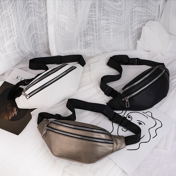 

waistband woman 2019 new pu single shoulder bag slanted bag fashion chest