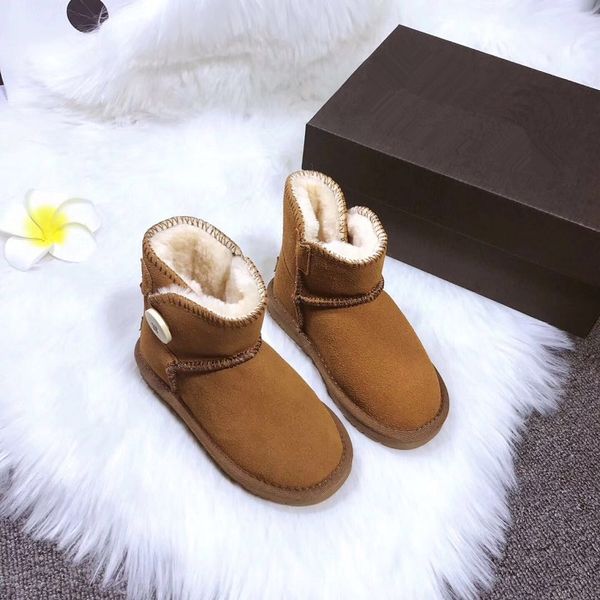 

sell brand children shoes girls boots winter warm ankle toddler boys boots shoes kids snow boots children's plush warm shoes, Black