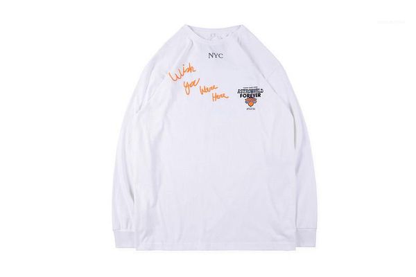 

мужские дизайнерские футболки мода трэвис скотт письмо печати мужские тройники повседневная мужская одежда бренд astroworld print, White;black