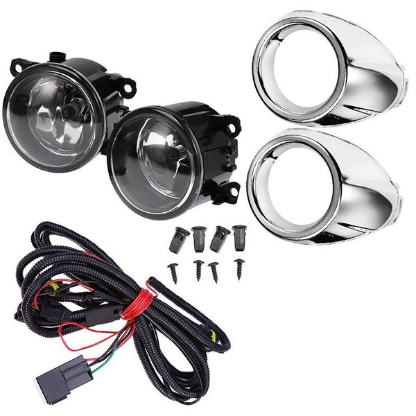 

dhbh-clear lens driving fog lights bumper lamps bulbs harness bracket for focus s se sel 2012-2014 with harness