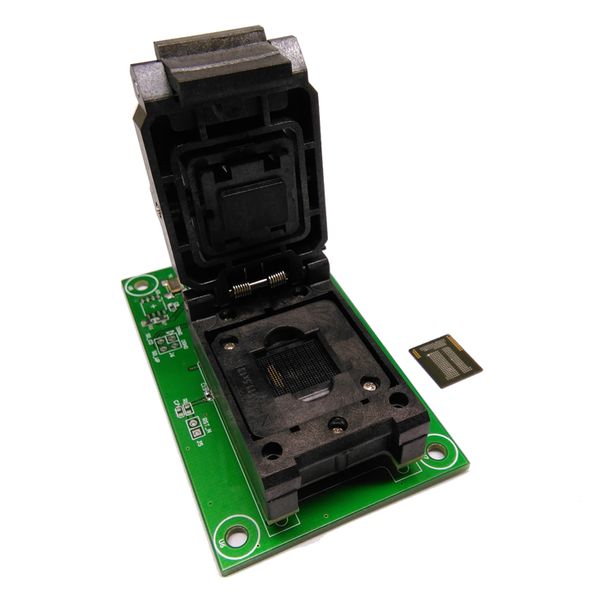 Freeshipping eMCP221 Reader zu USB für BGA 221 Testgröße 11,5 x 13 mm NAND-Flash-Programmierer Clamshell Test Socket