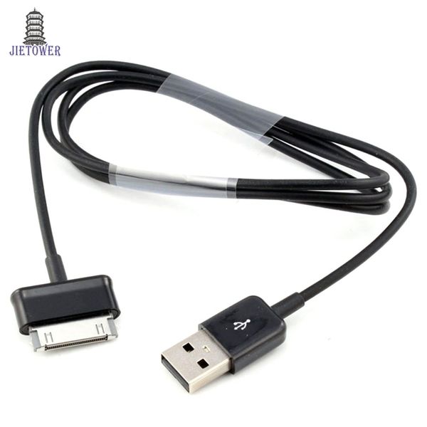 500 Stück 2 m USB-Datenladekabel-Adapterkabel für Samsung Galaxy Tab 2 3 Tablet 10.1, 7.0 P1000 P1010 P7300 P7310 P7500 P7510