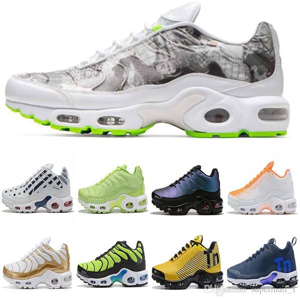 

2020 tn plus se men running shoes triple black hyper blue white crimson university red mens trainer fashion sports sneaker runners
