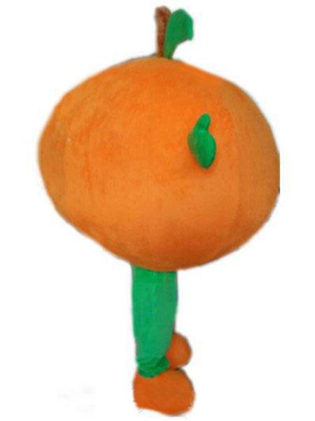Costume della mascotte arancione del grande bambino di Halloween Frutta mandarino di alta qualità Personaggio dei cartoni animati Anime Tema Costumi di fantasia per feste di carnevale di Natale