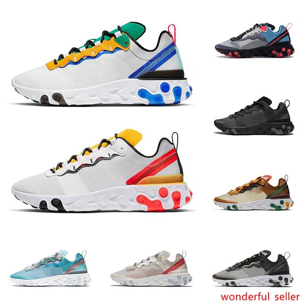 

2020 react element 55 87 running shoes for men women tour yellow white royal red triple black mens trainer athletic sports sneakers
