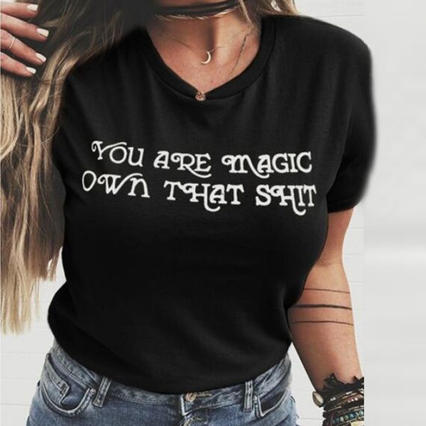 

summer women letter print short sleeve black harajuku casual oversized t shirt camiseta de gran tamano imprimiendo mujer unisex, White